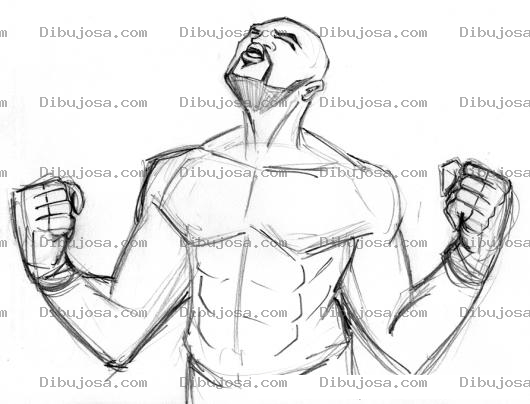 Dibujo para colorear Dibujo De Rampage Jackson Peleador De Mma De La Ufc Para Pintar Y Colorear