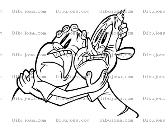 Dibujo para colorear Ninos Miedosos Y Atemorizados Para Pintar Y Colorear El Temor
