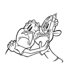 Dibujo para colorear Ninos Miedosos Y Atemorizados Para Pintar Y Colorear El Temor