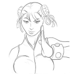 Dibujo para colorear Chunlichunli Dibujo De Chun Lee Peleadora De Streetfighter Para Pintar Y Colorear A Chunlee Choonli Choonlee