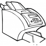 Dibujo para colorear Dibujo De Impresora Laser Para Pintar Y Colorear