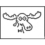 Dibujo para colorear Bullwinkle Dibujo De Bull Winkle Para Pintar Y Colorear