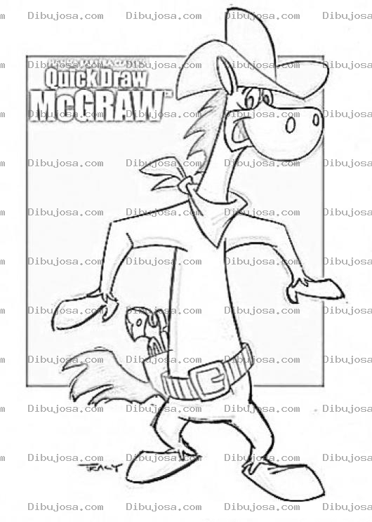 Dibujo para colorear Tiro Loco Mcgraw Dibujo De Tiroloco Macgraw Para Pintar Y Colorear Caricatura De Caballo Gringo