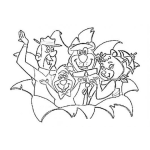 Dibujo para colorear Personajes Del Oso Yogui Para Pintar Y Colorear Elenco Del Oso Yogi