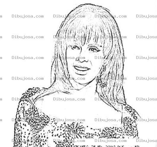 Dibujo para colorear Luciamendez Dibujo De Lucia Mendez Actriz Mexicana Para Pintar Y Colorear