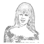 Dibujo para colorear Luciamendez Dibujo De Lucia Mendez Actriz Mexicana Para Pintar Y Colorear