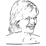 Dibujo para colorear Helen Mirren Dibujo para Pintar