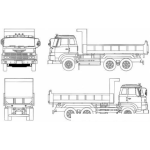 Dibujo para colorear Ganar Dinero Dibujo De Camion Hino El Trabajador  Para Ganar Dinero