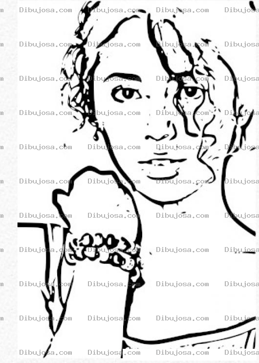Dibujo para colorear Jasmine Villegas para colorear