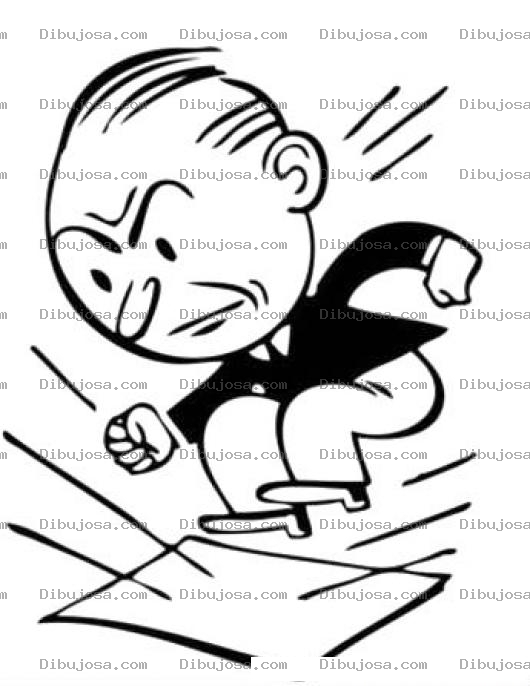 Dibujo para colorear Dibujo De La Ira Para Pintar Y Colorear Pecado Capital De La Ira