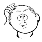 Dibujo para colorear Dibujo De Hombre Confundido Para Pintar Y Colorear