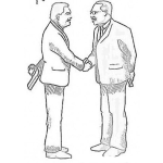 Dibujo para colorear Hipocrecia Dibujo De Un Saludo De Hipocrita Para Pintar Y Colorear Amigo Hipocrita