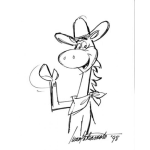 Dibujo para colorear Ibujo Del Caballo Tiroloco Mcgraw Para Pintar Y Colorear A Tiro Loco Mac Grau