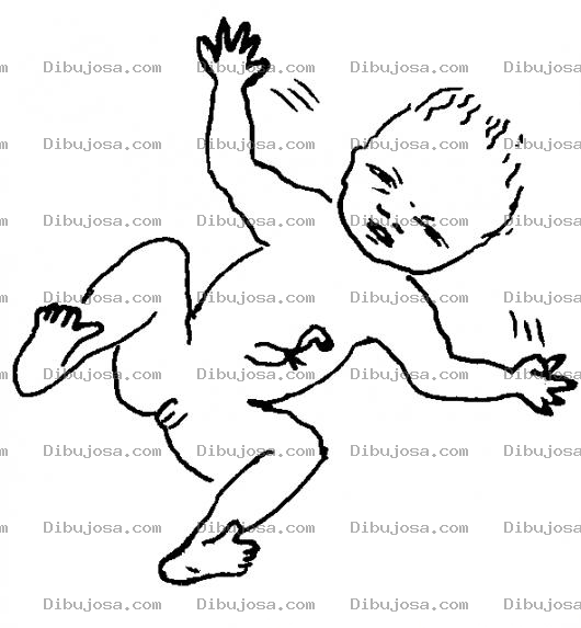 Dibujo para colorear Dibujo De Beba Recien Nacida Para Pintar Y Colorear