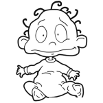 Dibujo para colorear Carlitos De Los Rugrats Para Pintar Y Colorear