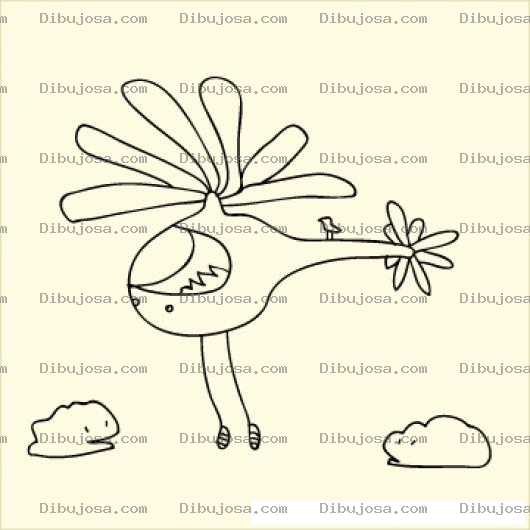Dibujo para colorear Dibujo De Helicoptero Con Patas Para Pintar Y Colorear