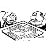 Dibujo para colorear Juego De Monopolio Dibujo De Esposos Jugando Bancopoly Para Pintar Y Colorear Monopoly Bancopolio