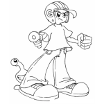 Dibujo para colorear Keencomander Dibujo De Keen Commander Para Pintar Y Colorear A Kin Comander