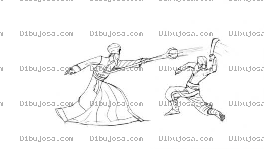 Dibujo para colorear Dibujo Del Principe De Persia Para Pintar Y Colorear