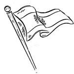 Dibujo para colorear Dibujo De La Bandera De Espana Para Pintar Y Colorear Bandera Espanola