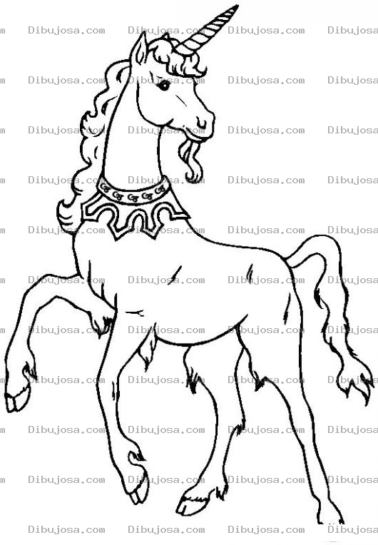 Dibujo para colorear Colorear Unicornio