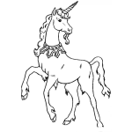 Dibujo para colorear Colorear Unicornio