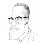 Dibujo para colorear Dibujo De Malcom X Para Pintar Y Colorear A Malcolmx Malcomx