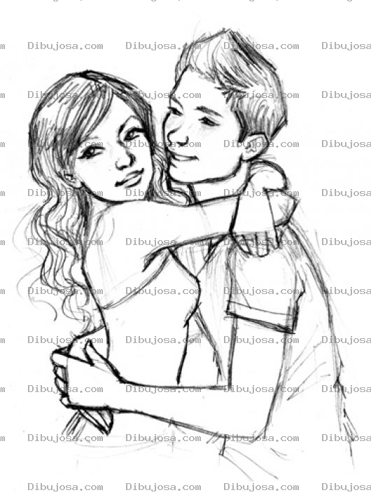 Dibujo para colorear Mi Primer Amor Dibujo De Novios Adolescentes Para Pintar Y Colorear Noviecitos Jovensitos