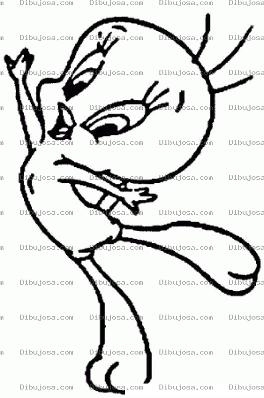 Dibujo para colorear Dibujo De Piolin Valetista Para Pintar Y Colorear