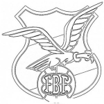 Dibujo para colorear Futbol De Bolivia Fbf Dibujo Del Logo De La Federacion Boliviana De Futbol Lo Mejor Del Futbol De Sur America Para Pintar Y Colorear F.b.f.