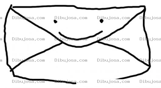 Dibujo para colorear Dibujo De Sobre Para Pintar Y Colorear Sobre De Correo