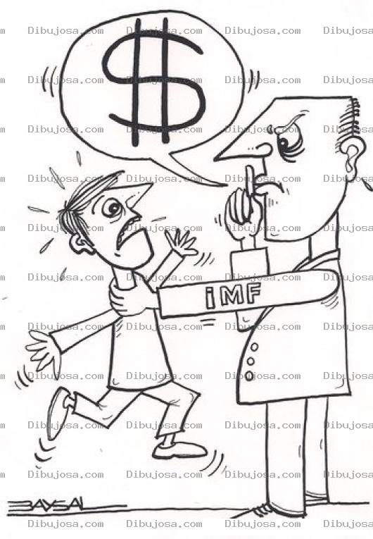 Dibujo para colorear Dibujo De Cobrador Extorcionador Para Pintar Y Colorear