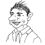 Dibujo para colorear Nariz Grande Dibujo De Narigon Sonriente Para Pintar Y Colorear Hombre De Narizon Sonriendo