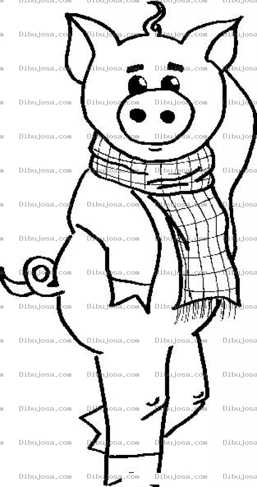 Dibujo para colorear Cerdo Maricon Dibujo De Marrano Marica Para Pintar Y Colorear Puerco Homosexual