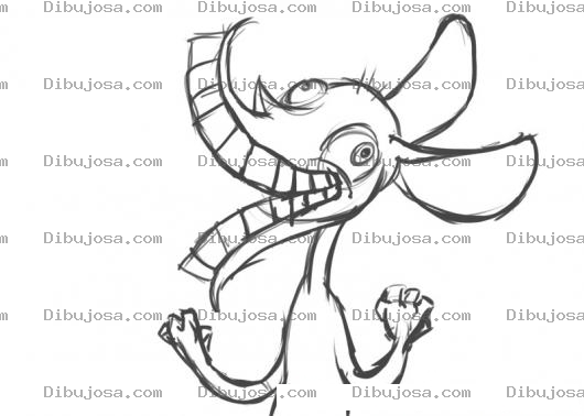 Dibujo para colorear Dientes De Rata Para Pintar Y Colorear Dibujo De La Dentadura De Un Raton