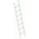 Dibujo para colorear Dibujo De Escalera De Madera Para Pintar Y Colorear