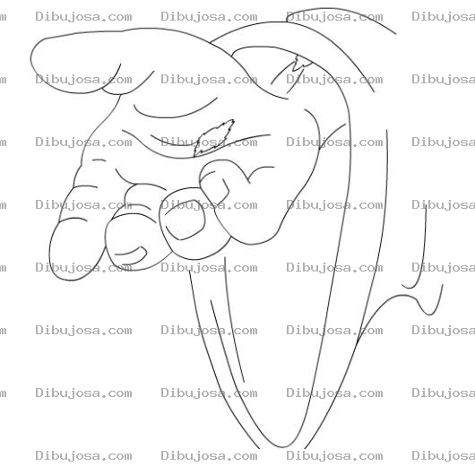 Dibujo para colorear Dibujo De La Mano De Jesucristo Despues De Haber Sido Crucificado Para Pintar Y Colorear