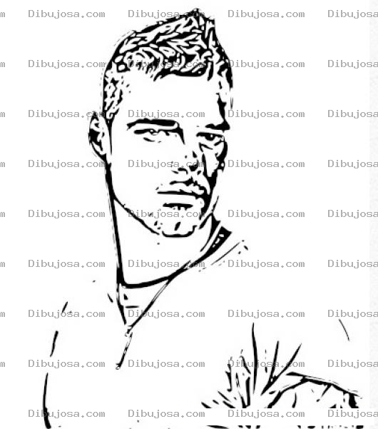 Dibujo para colorear Colorear a Ricky Martin