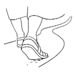 Dibujo para colorear Dibujo De Pasos En El Camino Para Pintar Y Colorear