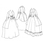 Dibujo para colorear Vestidos Medievales Para Pintar Y Colorear Vestidos Antiguos