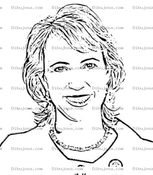 Dibujo para colorear Gabrielle Giffords Coloring Page