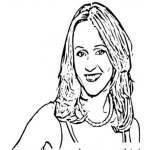 Dibujo para colorear Ashley Hebert Bachelorette Coloring Page
