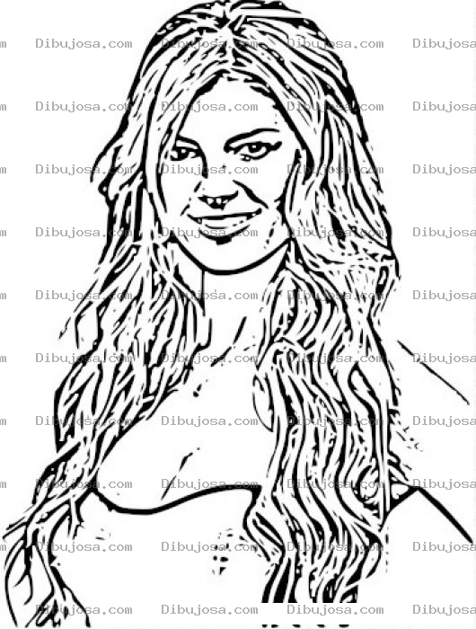 Dibujo para colorear Marisa Miller Sport illustrated model Coloring Page