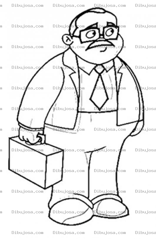 Dibujo para colorear Pagueme La Renta Dibujo Del Senor Barriga Del Chavo Del 8 Para Pintar Y Colorear