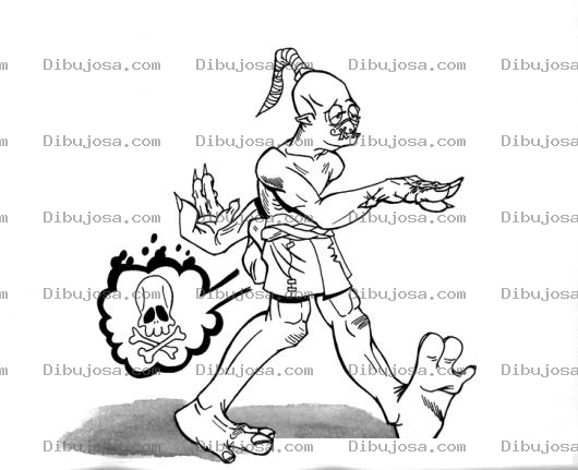 Dibujo para colorear Pedo Podrido Dibujo De Ventoso De Muerte Flato Para Pintar Flatulencia Y Colorear Gas Flatulento Hediondo Con Olor De Muerto