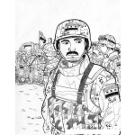 Dibujo para colorear Ejercito De Irak Dibujo De Soldados De Irak Para Pintar Y Colorear Soldados Irakies
