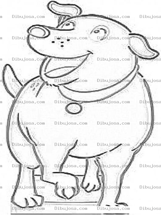 Dibujo para colorear Martahabla Dibujo De Marta Habla La Perra Que Habla Para Pintar Y Colorear