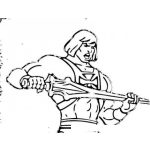 Dibujo para colorear Colorear a Heman