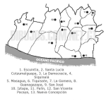 Dibujo para colorear Colorear Mapa de Escuintla, Lamina de Escuintla Guatemala