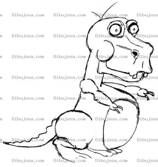 Dibujo para colorear Dinosauria Embarazada Para Pintar Y Colorear Dibujo De Dinosaurio Barrigon Guaton Y Panzon